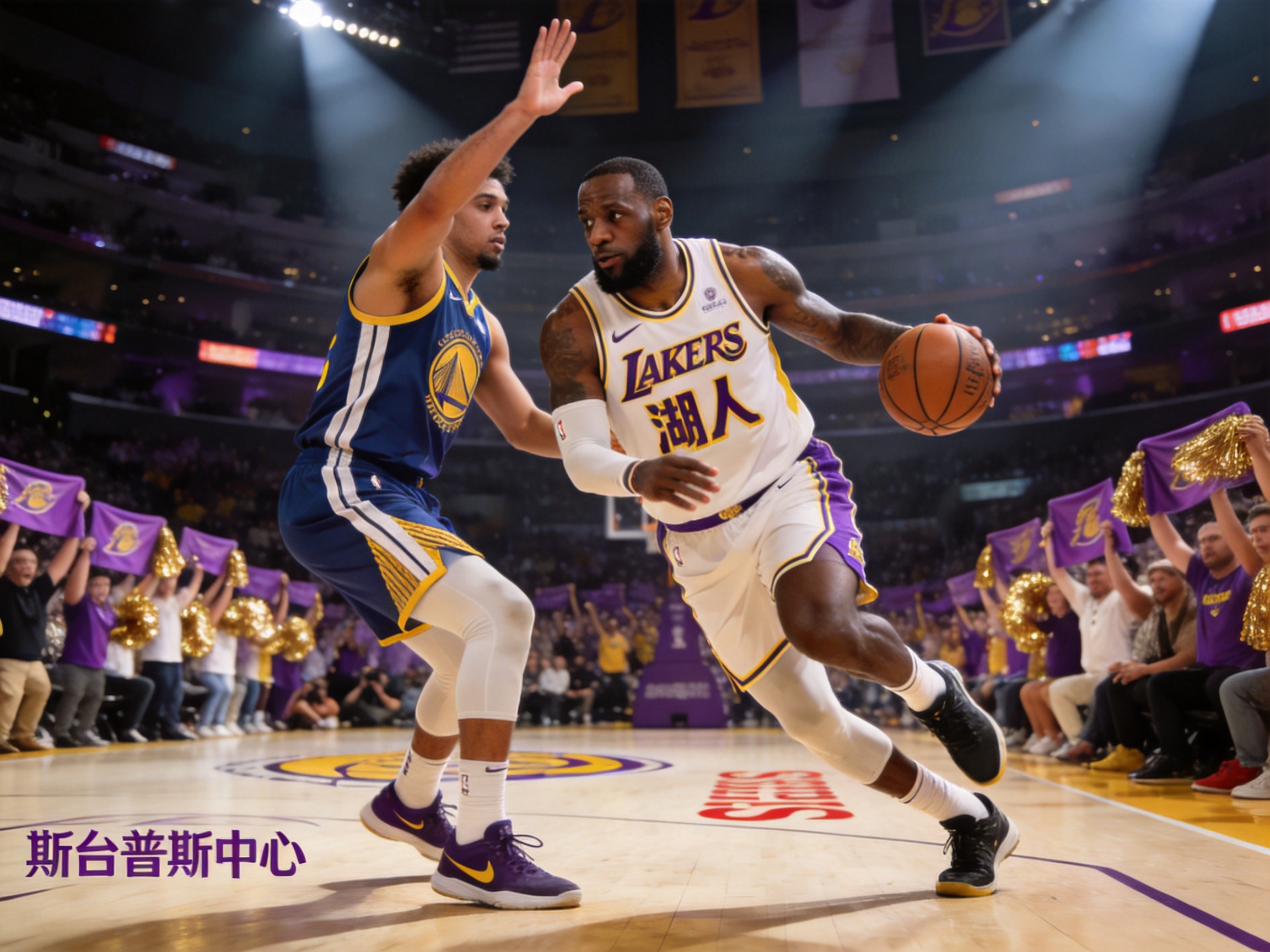 NBA季后赛 湖人98-92勇士